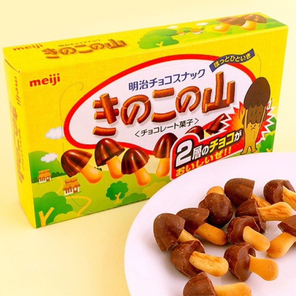 Meiji Kinoko no Yama Chocolate Biscuits