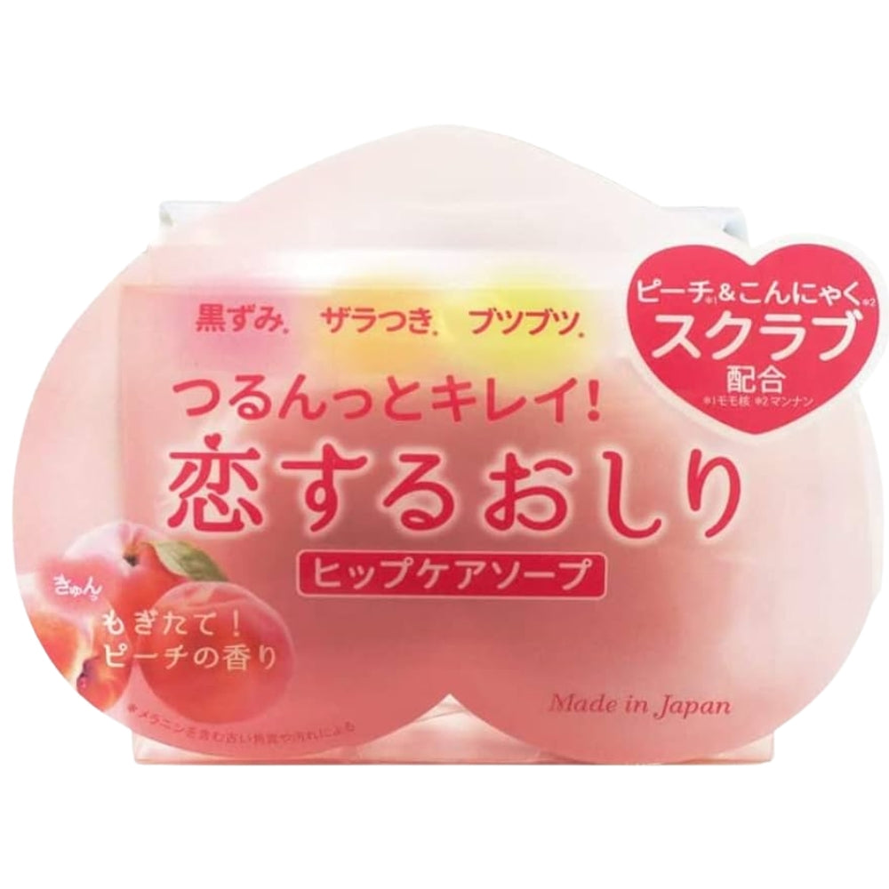 Pelican Soap Koisuru Butt Hip Care Soap – Peach Scent, 2.8 oz (80 g)