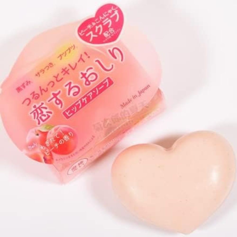 Pelican Soap Koisuru Butt Hip Care Soap – Peach Scent, 2.8 oz (80 g)