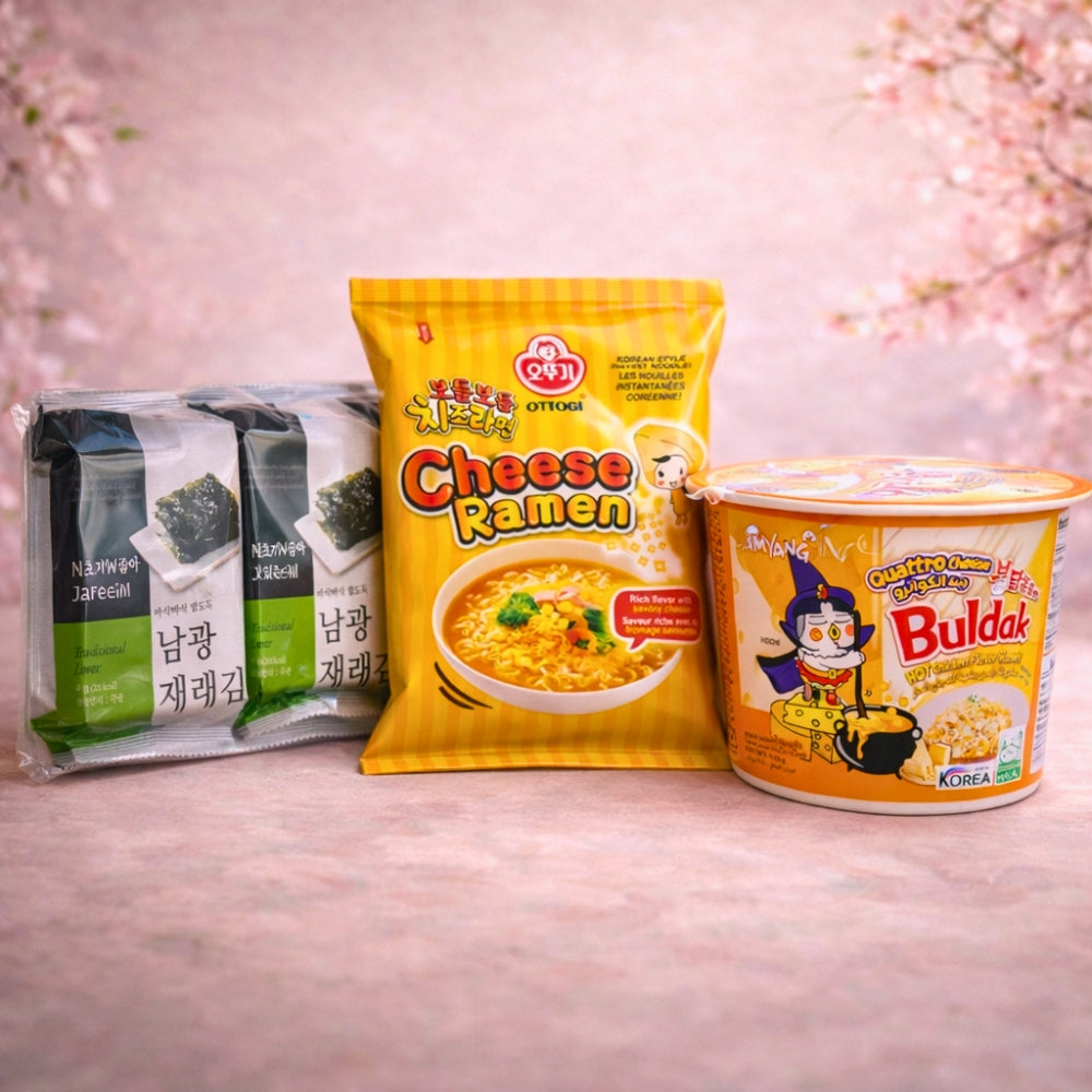 Korean Cheesy & Spicy Combo Bundle