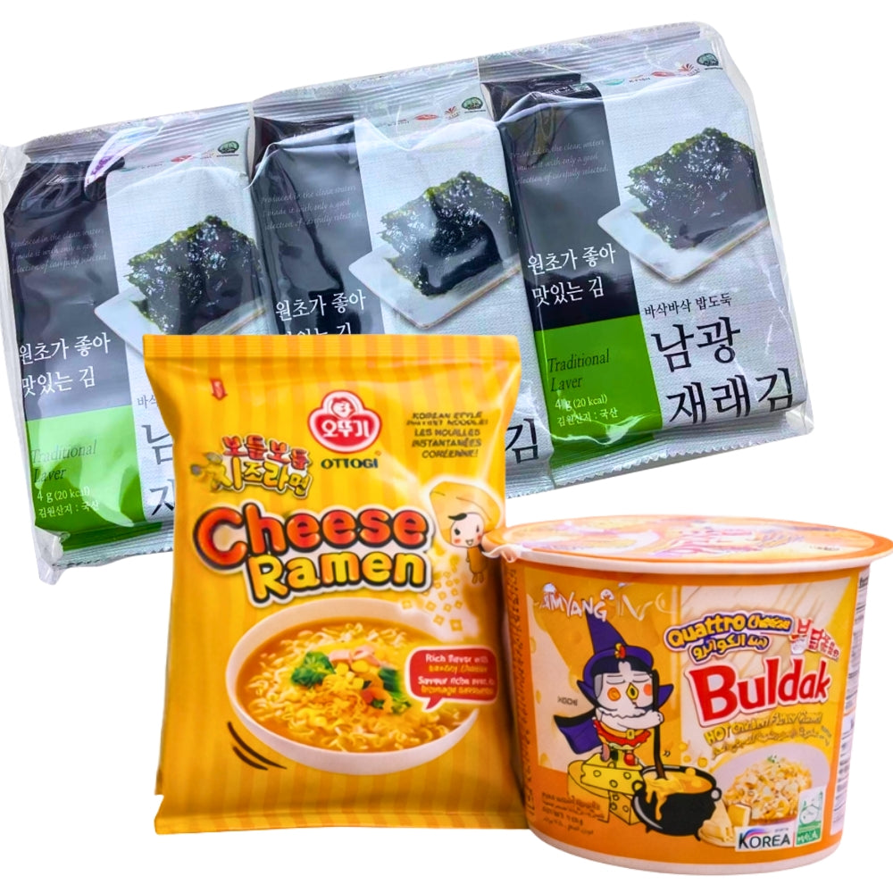 Korean Cheesy & Spicy Combo Bundle